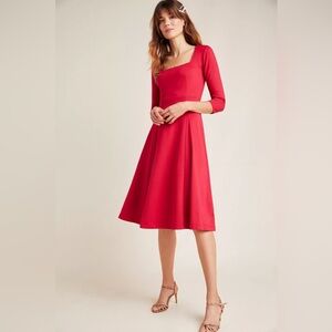 NWT Anthropologie Maeve‎ Jocelyn Midi Dress Size Small